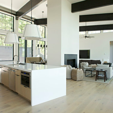 Kitchen and Family Room