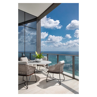Ritz Carlton Sunny Isles Residence - Contemporary - Balcony - Miami ...
