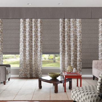 Bali Kick Pleat Valance with Self Welting: Bravo, Silver 0205