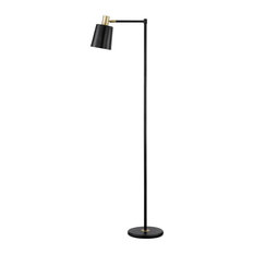 Lex 60" Black Finish Floor Lamp