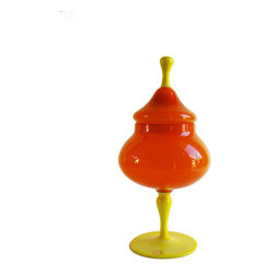 Mid Century Glass - Decorative Jars And Urns