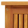 vidaXL Outdoor Storage Box Deck Box with Lid Patio Cabinet Solid Wood Acacia