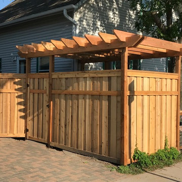 Pergolas, decks, backyards