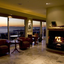 gallery sitting area & game tablw