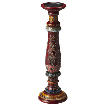 Hand Painted Candle Holder, Hors D'Oeuvres