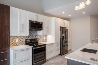 Kitchen - contemporary kitchen idea in Toronto