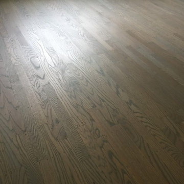 Iron on red oak