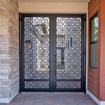 Custom Square High Definition Iron Gate