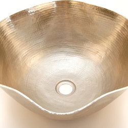 BATHROOM COPPER SINKS IN BRUSHED NICKEL - Bathroom Sinks