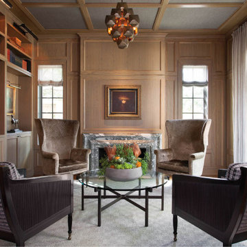 Northumberland Library with Blackman Cruz Chandelier