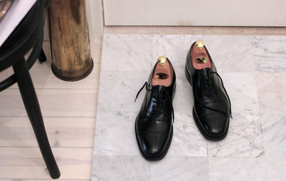 DIY: Eine Marmor-Ablage für matschige Schuhe