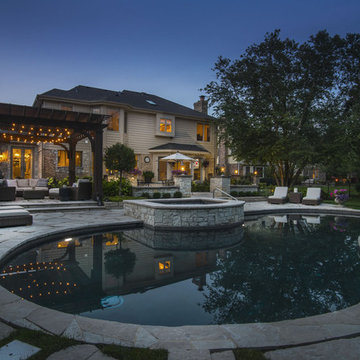 Dark Freeform Pool
