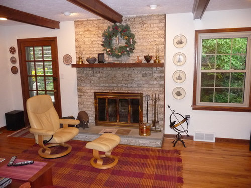 Post Some Before And After Pictures Of Your Fireplace Renovation