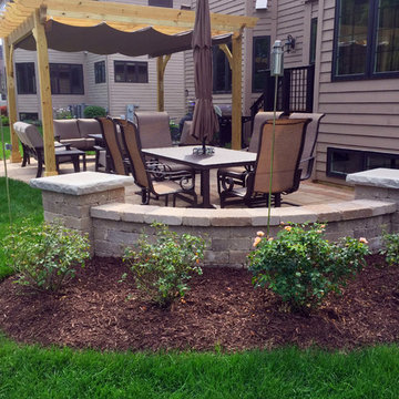 Belgard Paver Patio with Pergola in Naperville, IL