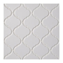 Dimensional Ceramic - Malovi Mosaic 2-1/8" x 2-1/2" White - Matte - Tile