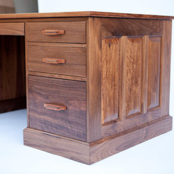 Mesquite and Walnut Executive Desk - Products