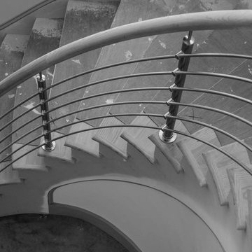 Stainless Steel and Wood