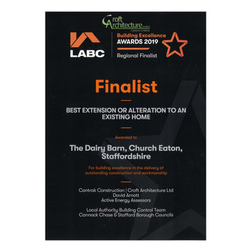 DOUBLE AWARD FINALIST & HIGHLY COMMENDED - A Contemporary Barn Conversion