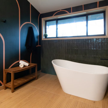 From Dated to Dramatic: A Spa-Like Master Bath Designed to Unwind