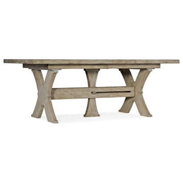 Alfresco Vittorio 80" Rectangle Dining Table With 22" Leaves