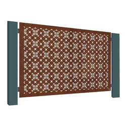Corten Steel Parterre Balustrade - Home Fencing And Gates