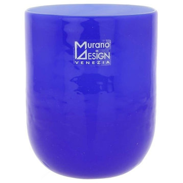 GlassOfVenice Murano Glass Luminoso Tumbler - Blue