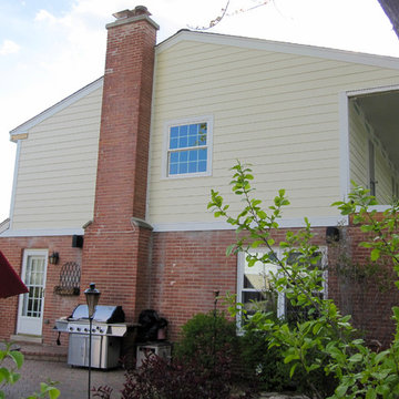 DURING PHOTO #1 - Mount Prospect Remodel, on Full Exterior of Colonial Style Hou