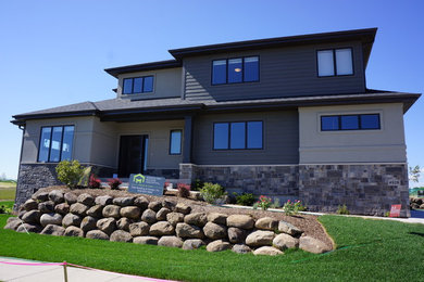 Inspiration for a modern exterior home remodel in Other