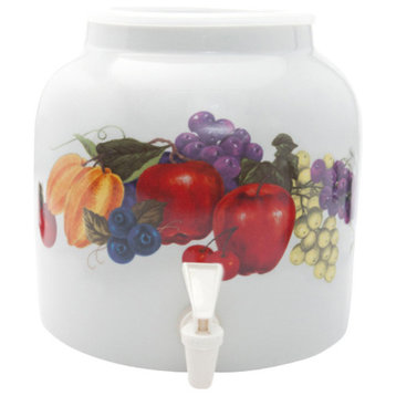 Goldwell Designs Fruits Design Water Dispenser Crock