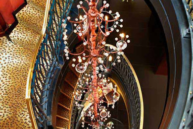 Trendy staircase photo in Los Angeles