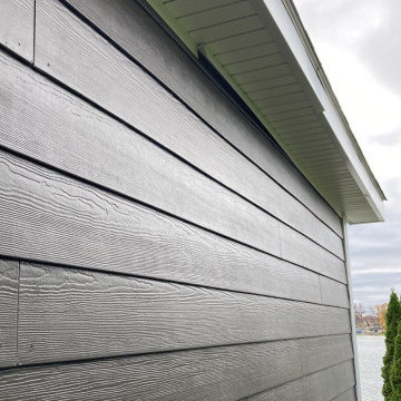Exterior Home Renovation Using James Hardie Siding in White Lake, Michigan