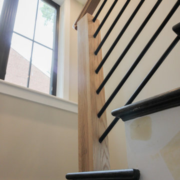 Project #69 | Contemporary Staircase with Horizontal Metal Rods