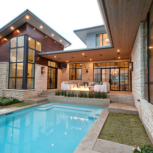 Exempel på ett modernt stenhus