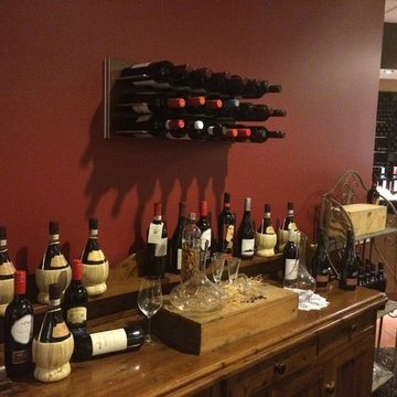 Wall-mounted wine storage system - STACT Wine Racks