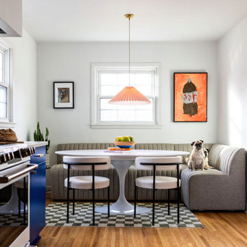 Retro Cobalt Kitchen
