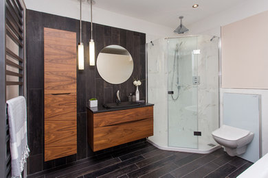 Inspiration for a contemporary bathroom in Hampshire.