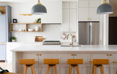 Tour a Modern US Farmhouse Kitchen and Living Room