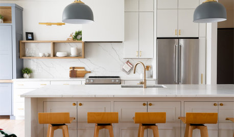 Tour a Modern US Farmhouse Kitchen and Living Room