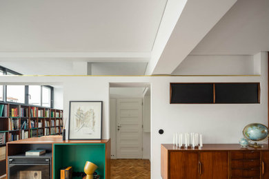 Living room - modern living room idea in Other
