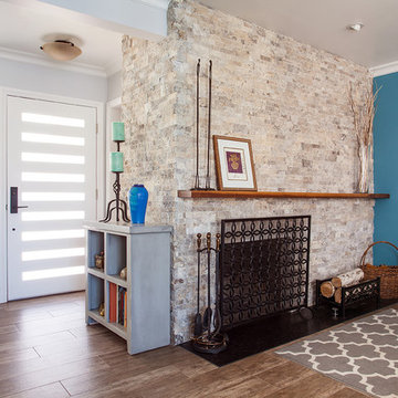 Kitchen & fireplace in Reseda