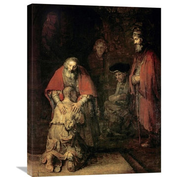 "Return of The Prodigal Son" Canvas Giclee by Rembrandt Van Rijn, 23"x30"