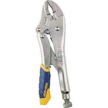 Irwin 5T Vise-Grip Fast Release Curved Jaw Locking Plier with Wire Cutter, 10"