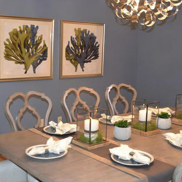 Coastal Glam Dining & Kitchen