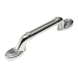 Cosmas - Cosmas 4577CH Polished Chrome Cabinet Pull, 3" Hole Centers, Set of 25 - Cabinet And Drawer Handle Pulls