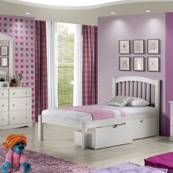 Alaska Spindle Headboard Platform Bed - Kids Beds