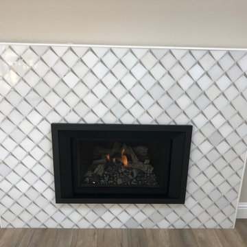 Tiled Fireplace