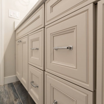 Oakton Transitional Bathroom Remodel
