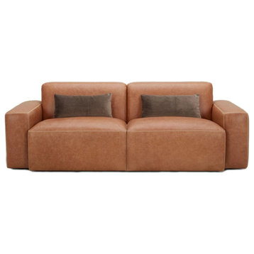 Nellie Modern Brown Sofa