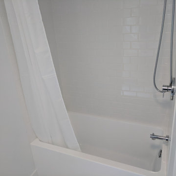 Fresh & Minimalist All-White Bathroom Renovation | Mission District, San Francis