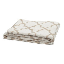 Eco Reversible Morocco Throw - Milk/Flax - Products